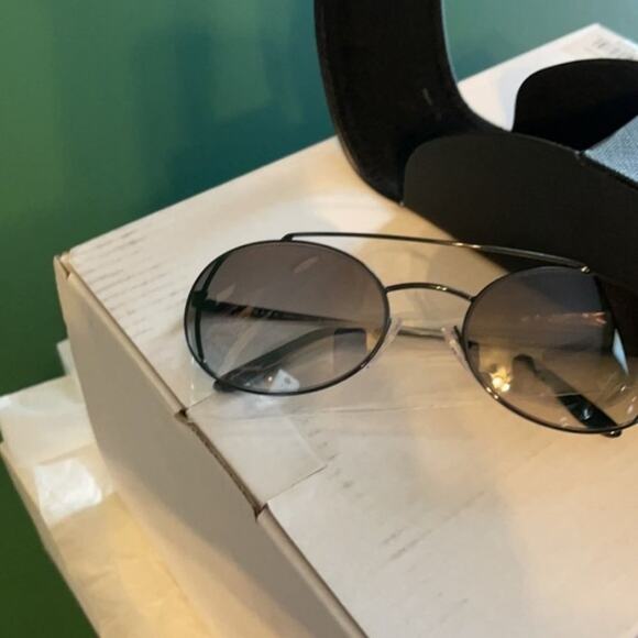 Prada 61mm Oval Sunglasses silver - Picture 6 of 15